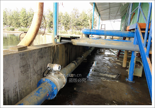 SISEN污水流量計在現(xiàn)場1