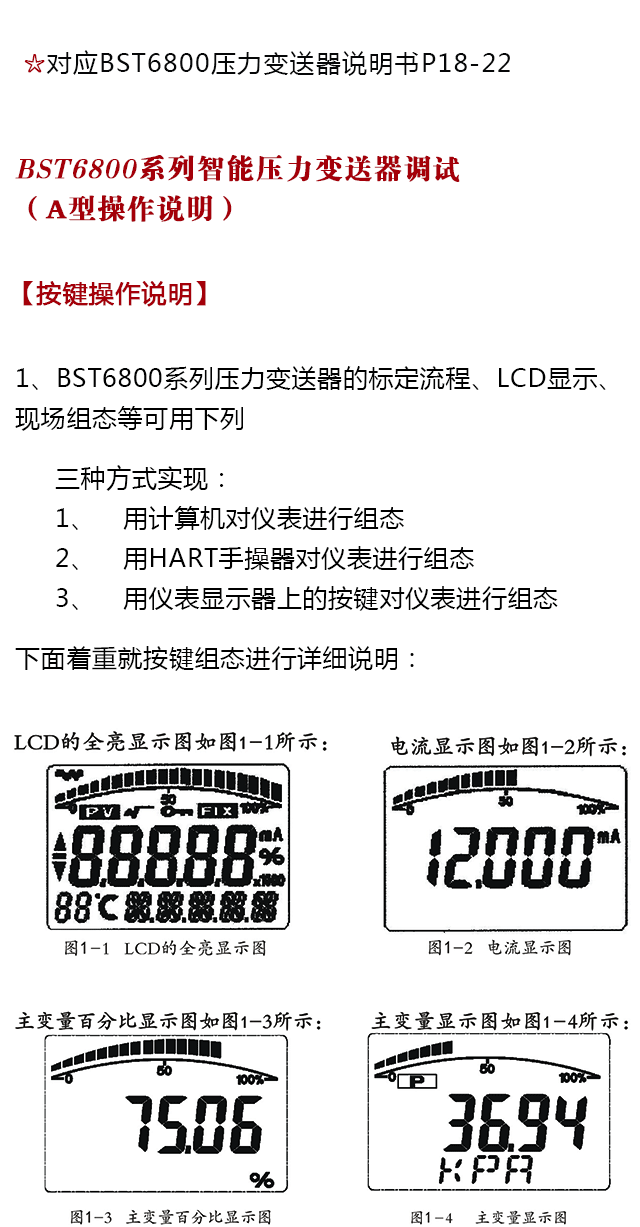 西森BST6600系列設(shè)置說明